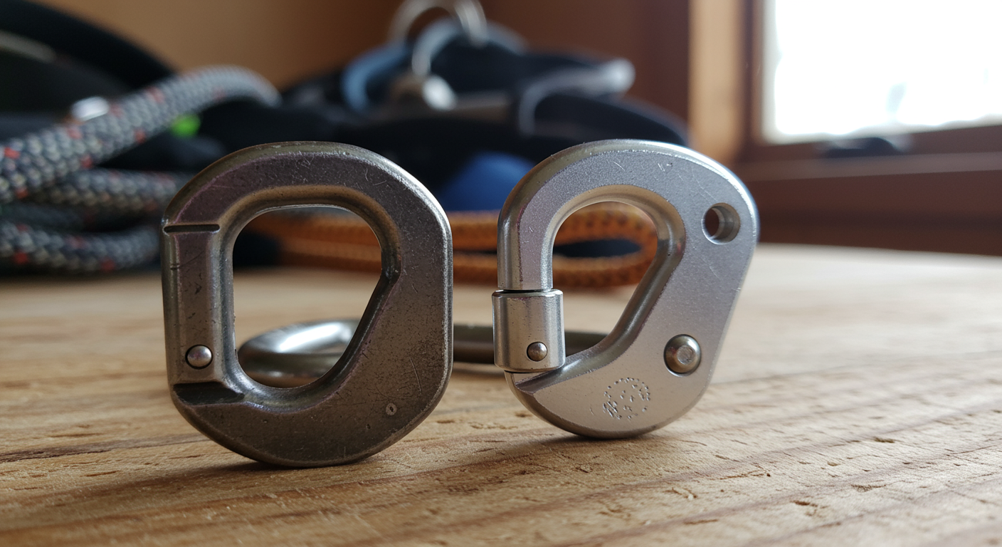 Karabinki stalowe vs aluminiowe – kluczowe różnice